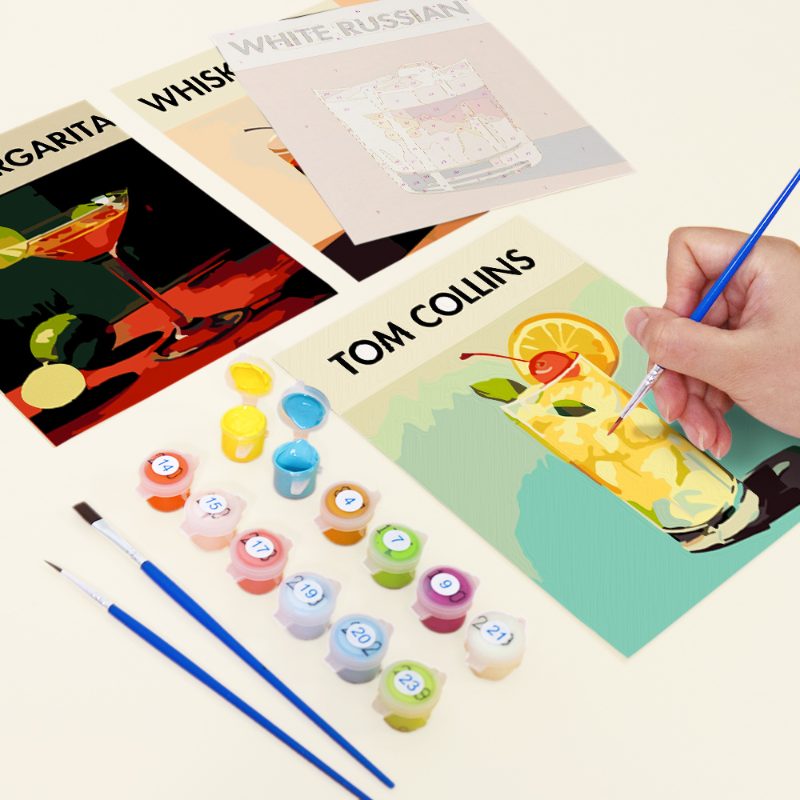 12 Mini Paintings | Deluxe Cocktail-Mix