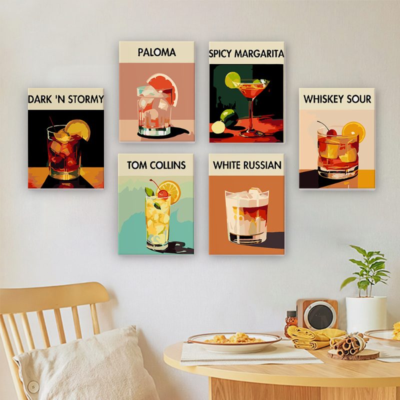 12 Mini Paintings | Deluxe Cocktail-Mix