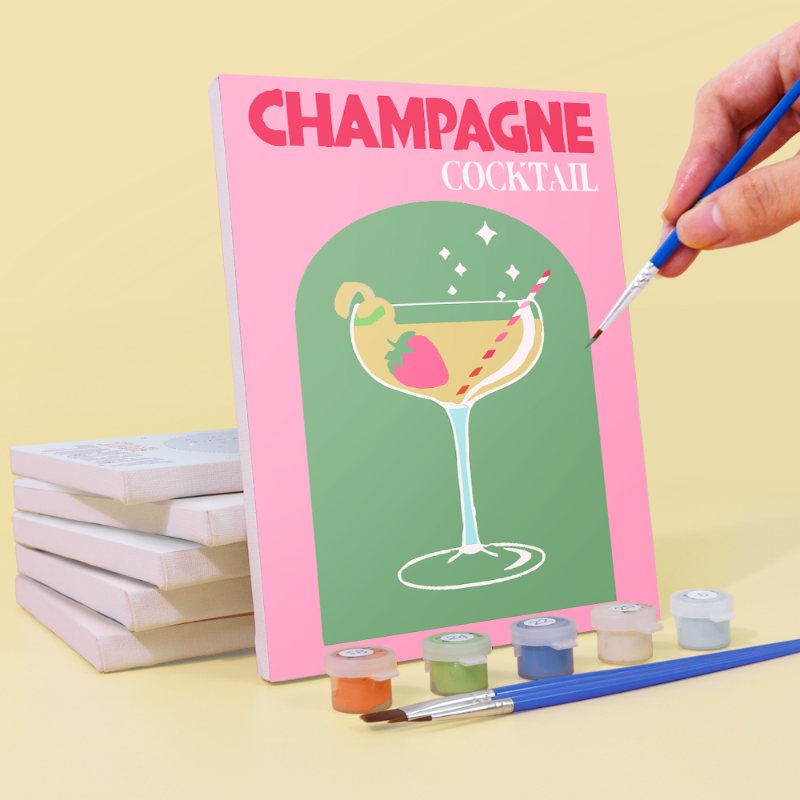 12 Mini Paintings | Farbenfroher Cocktail-Mix