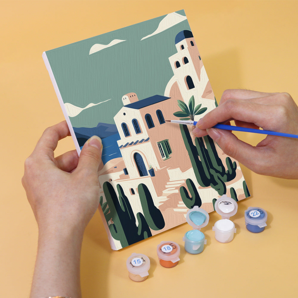 Malen nach Zahlen - 6 Mini-Paintings | Wundersch?ne Landschaften Set