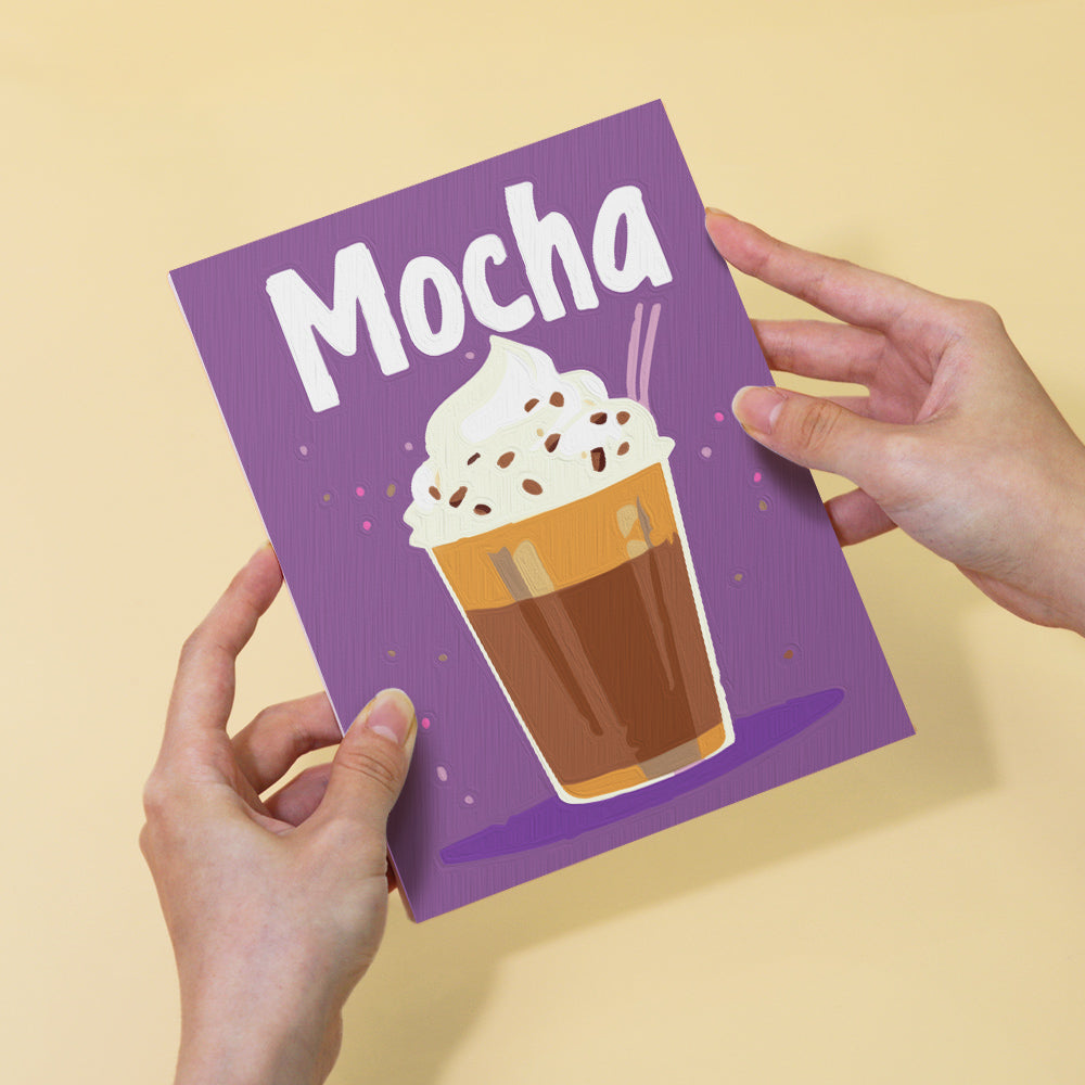 Malen nach Zahlen ¨C 6 Mini-Gem?lde | Buntes Kaffee-Set