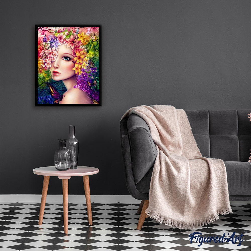 Woman with Flowers