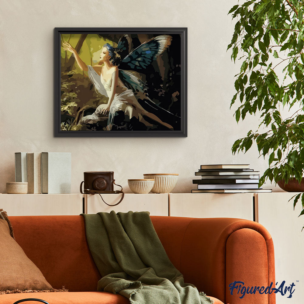 Woman with Butterfly Wings