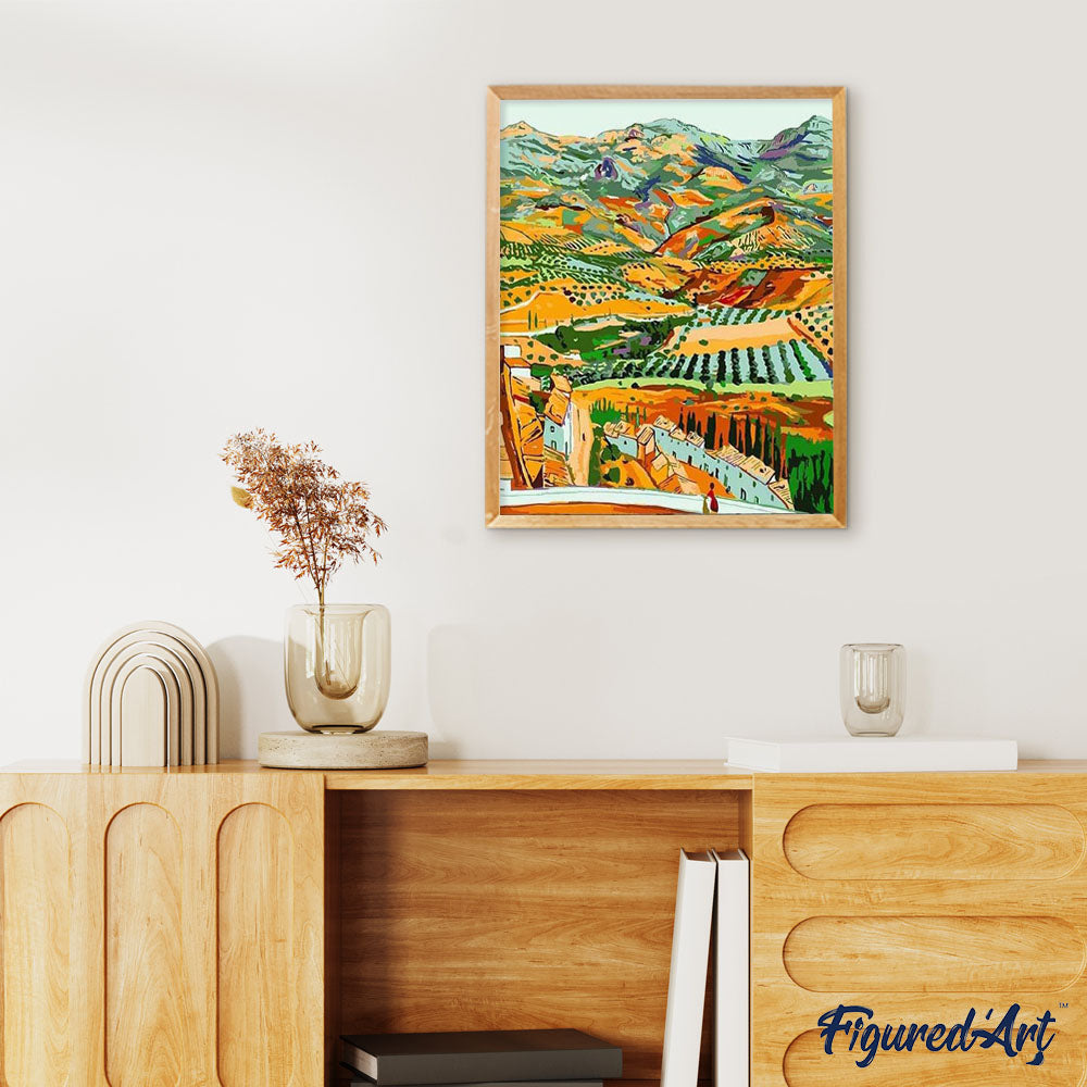 Countryside Landscape from the Hills