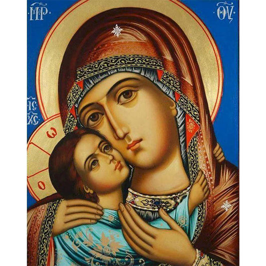 Virgin and Child Painting