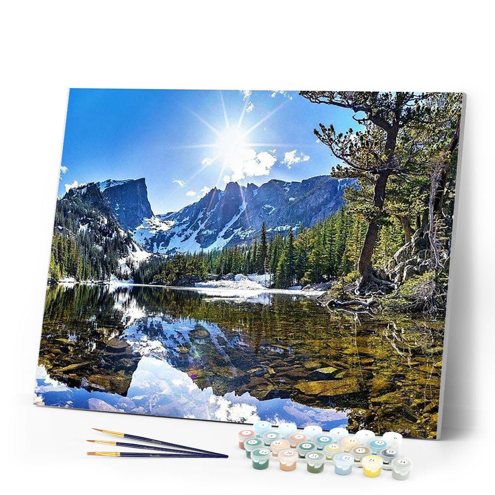 Mountain and River