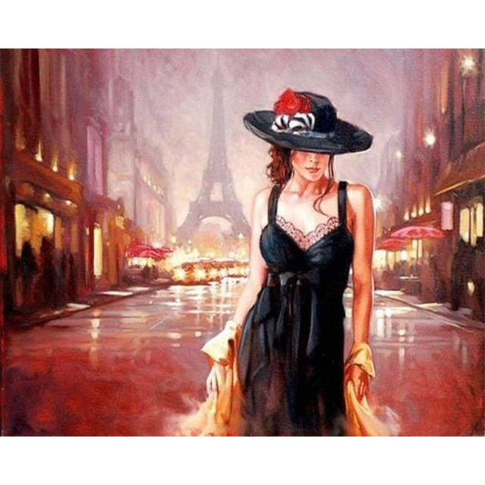 Woman on the streets of Paris