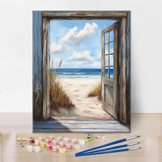 Ozean-Türöffnung - Malen nach Zahlen