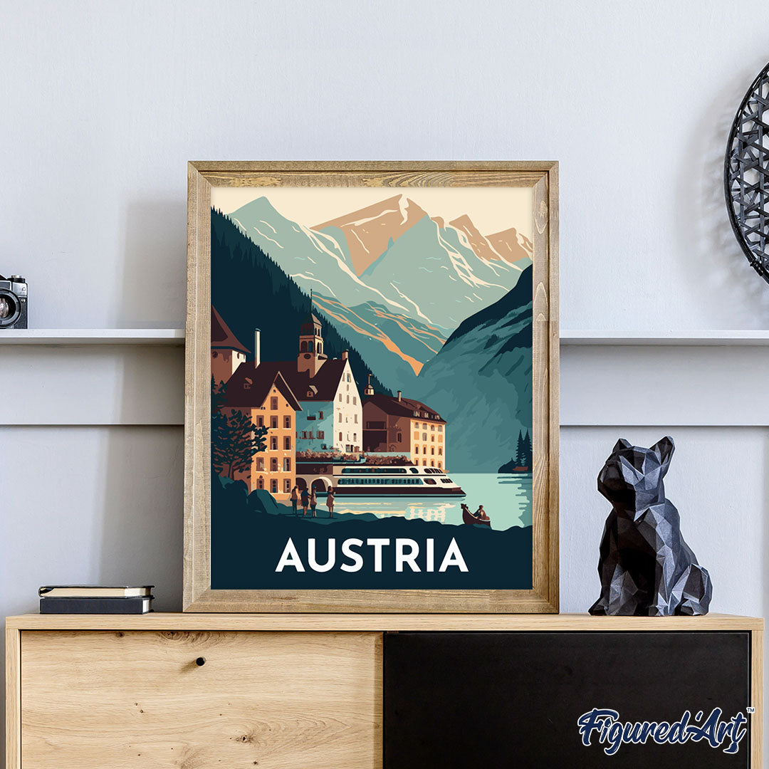 Reiseplakat Hallstatt