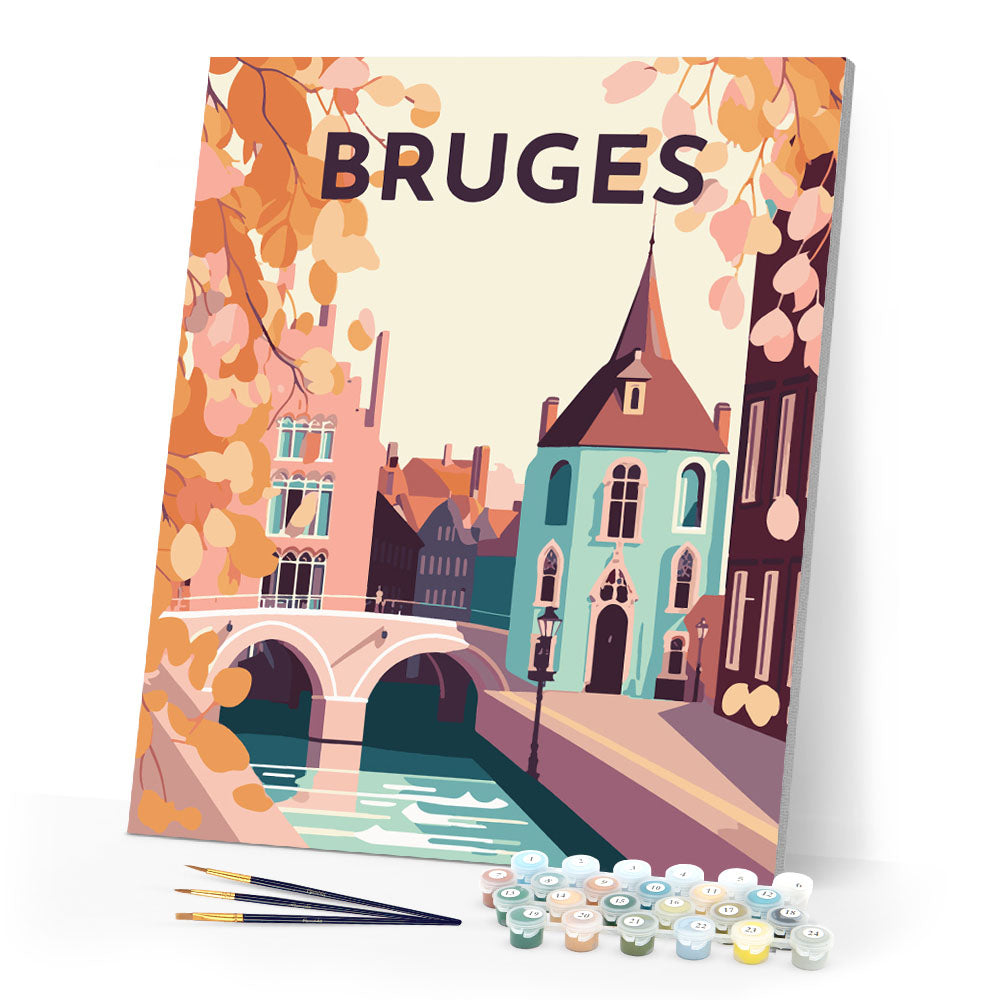 Reiseplakat Brügge