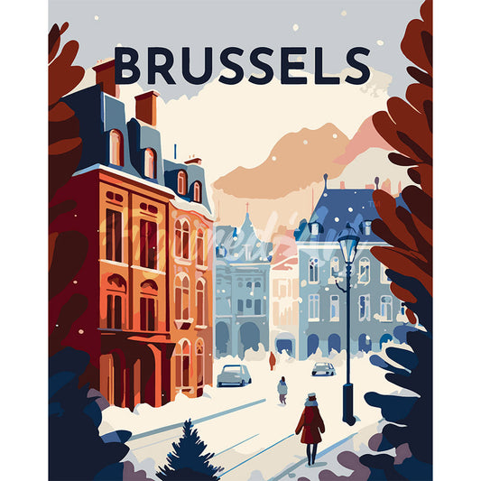 Reiseposter Brüssel