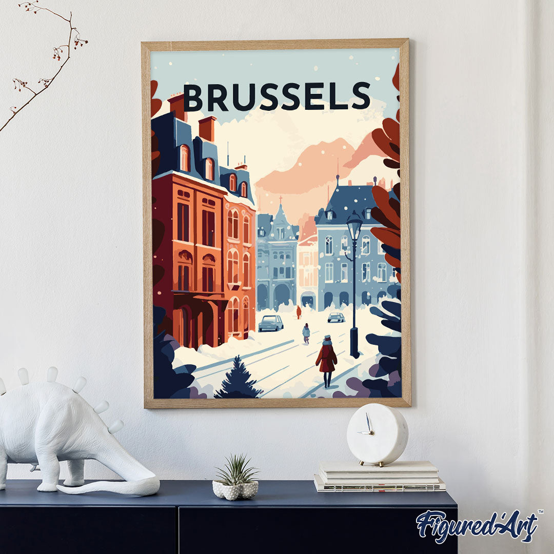 Reiseposter Brüssel