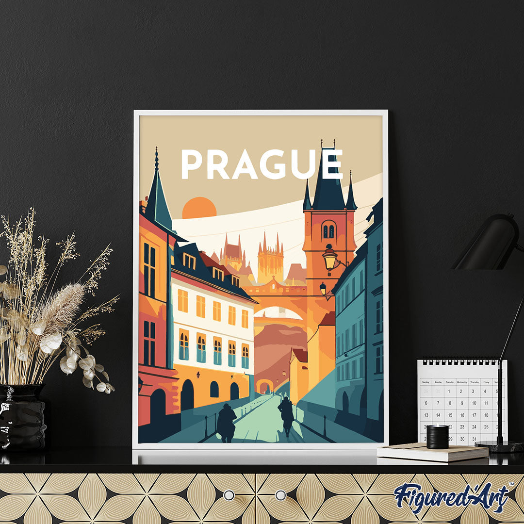 Reiseplakat Prag