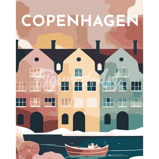 Reiseposter Kopenhagen