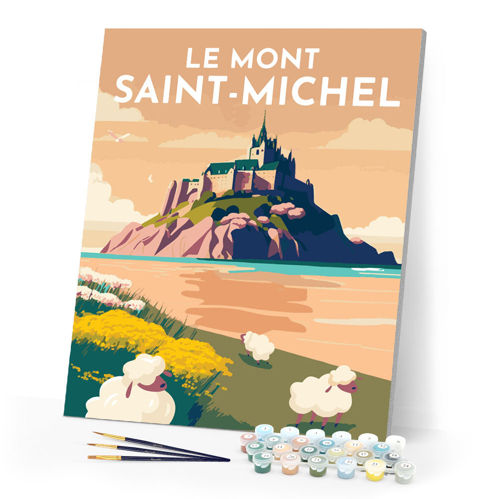 Reiseplakat Mont Saint-Michel