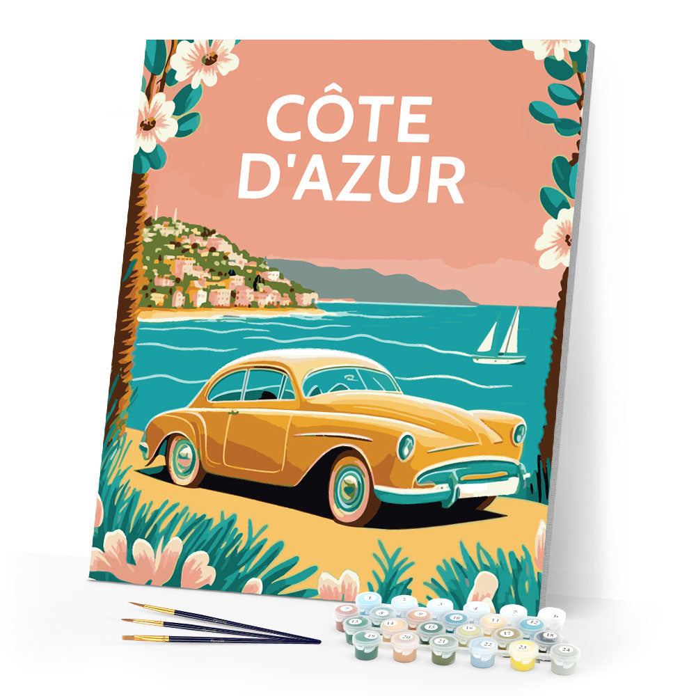 Reiseplakat Côte d'Azur