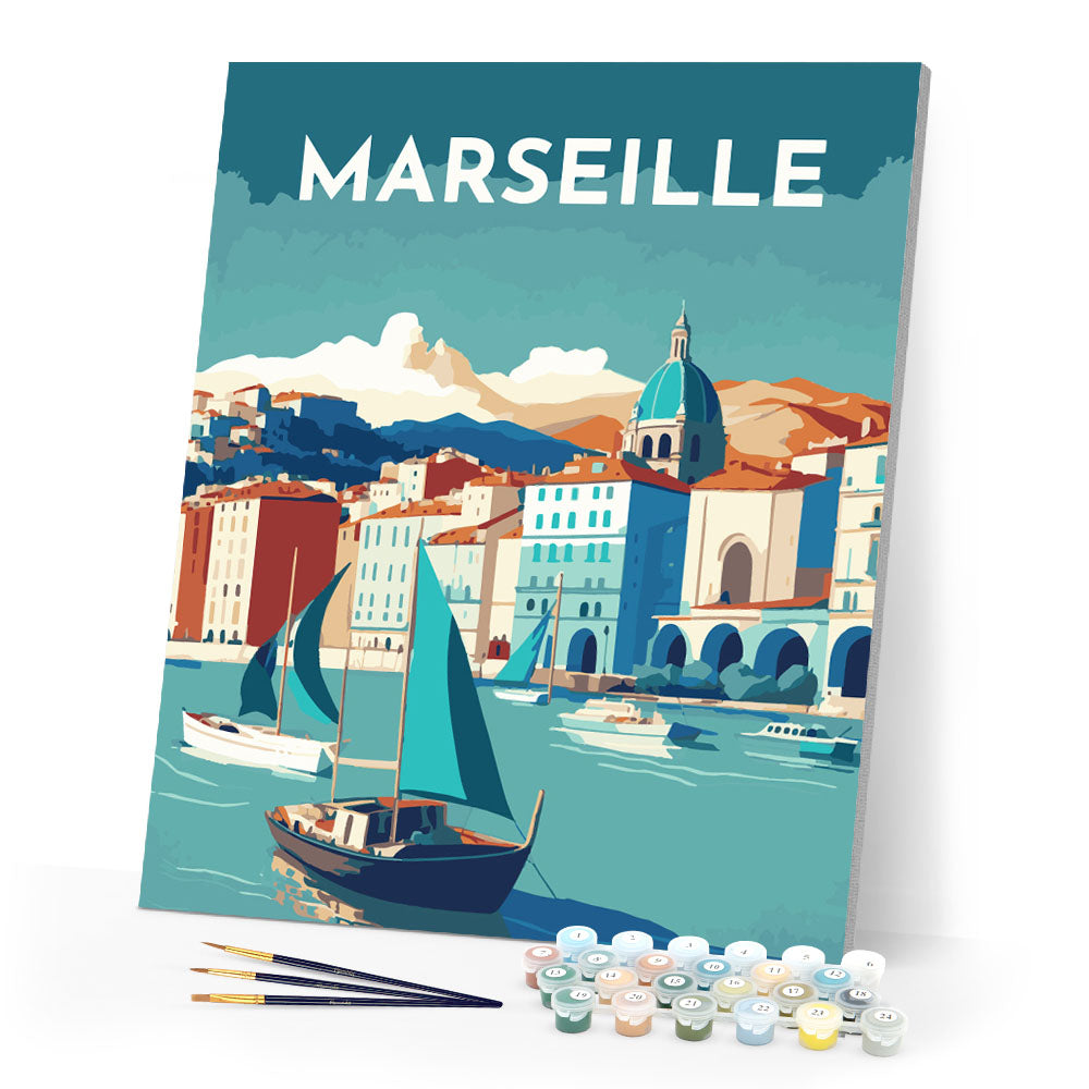 Reiseplakat Marseille