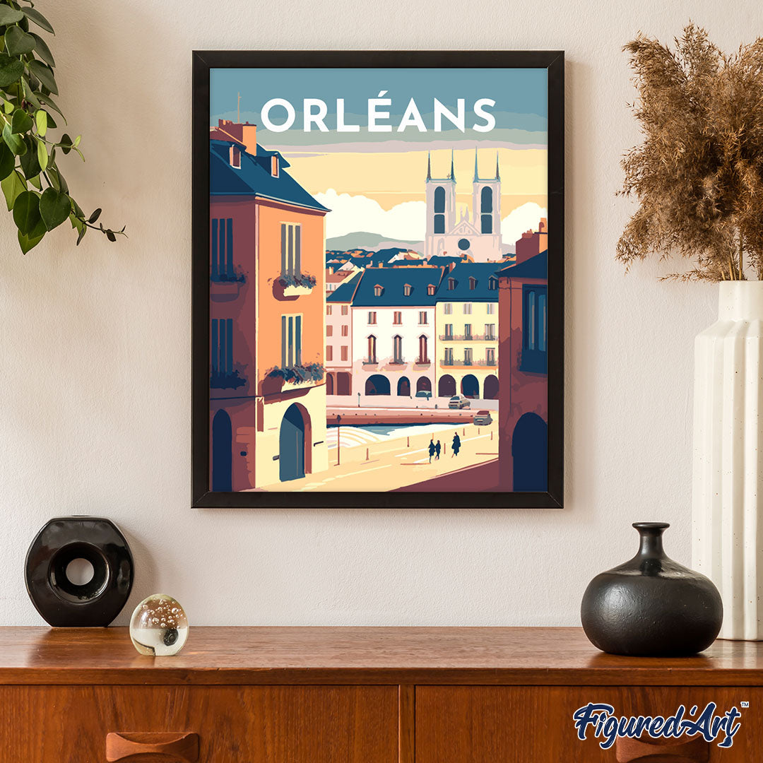 Reiseplakat Orleans