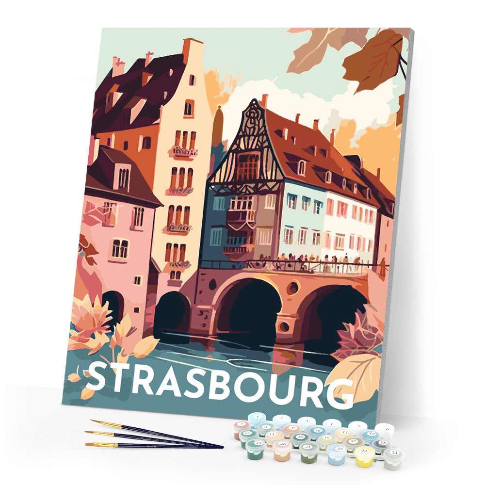 Reiseplakat Straßburg