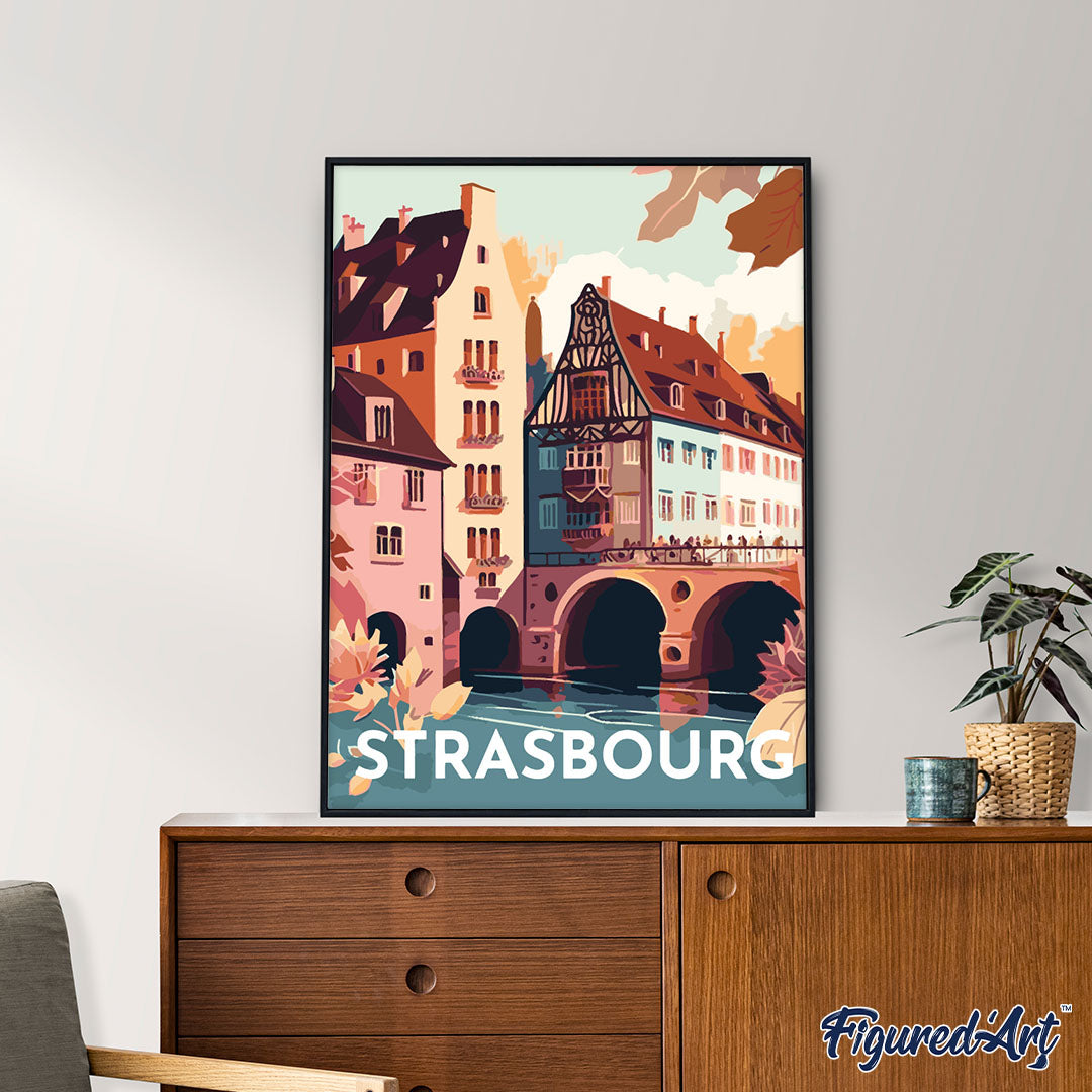 Reiseplakat Straßburg
