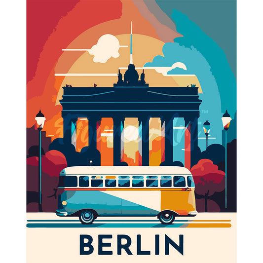 Reiseplakat Berlin