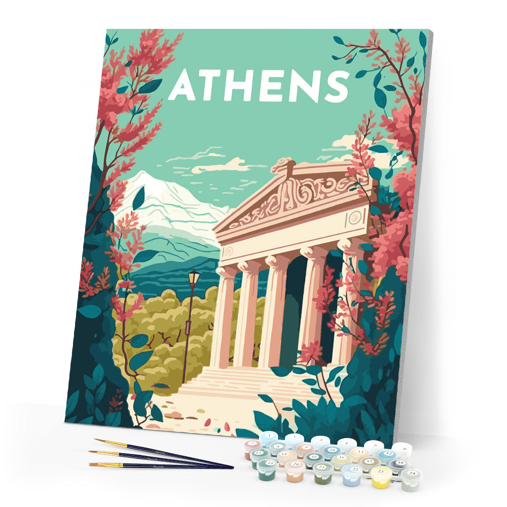 Reiseplakat Athen