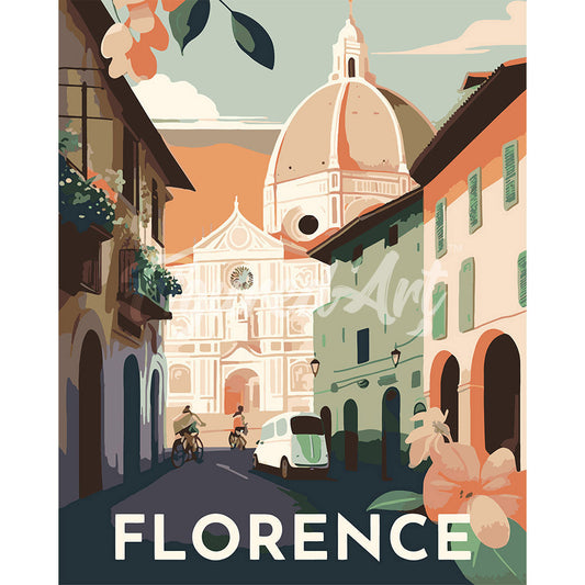 Reiseplakat Florenz