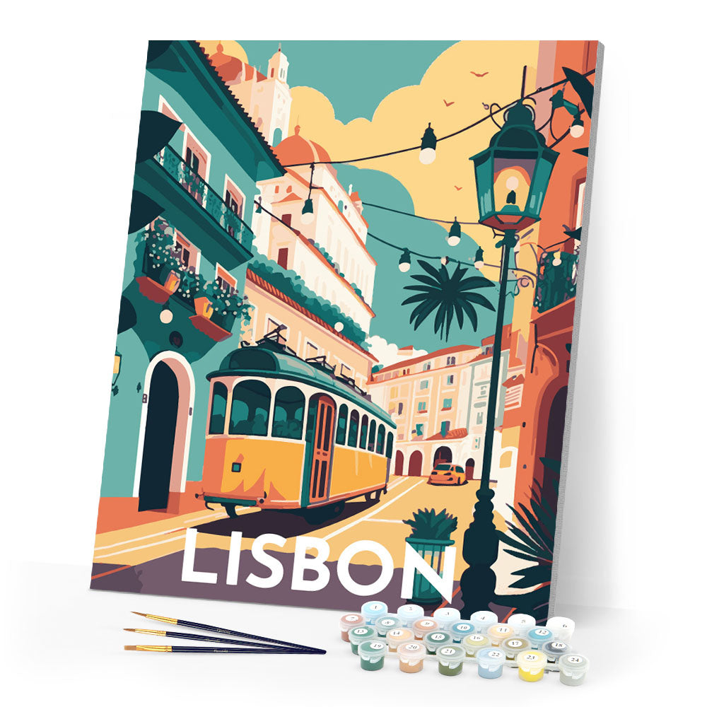 Reiseplakat Lissabon