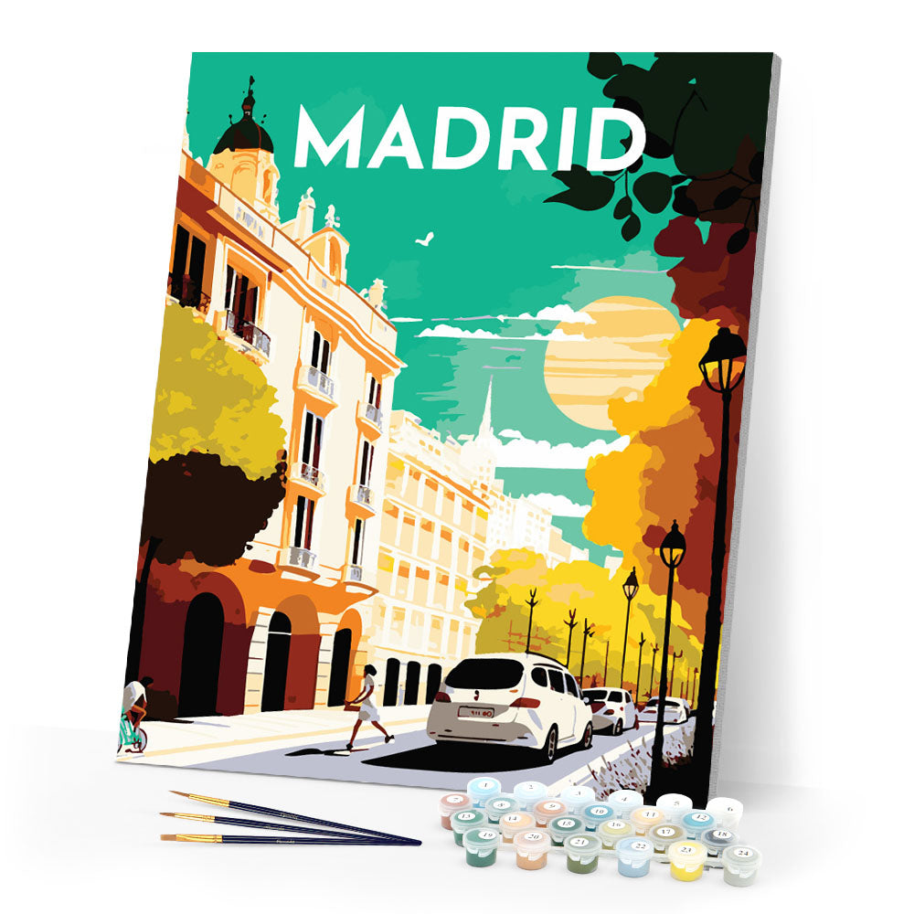 Reiseplakat Madrid