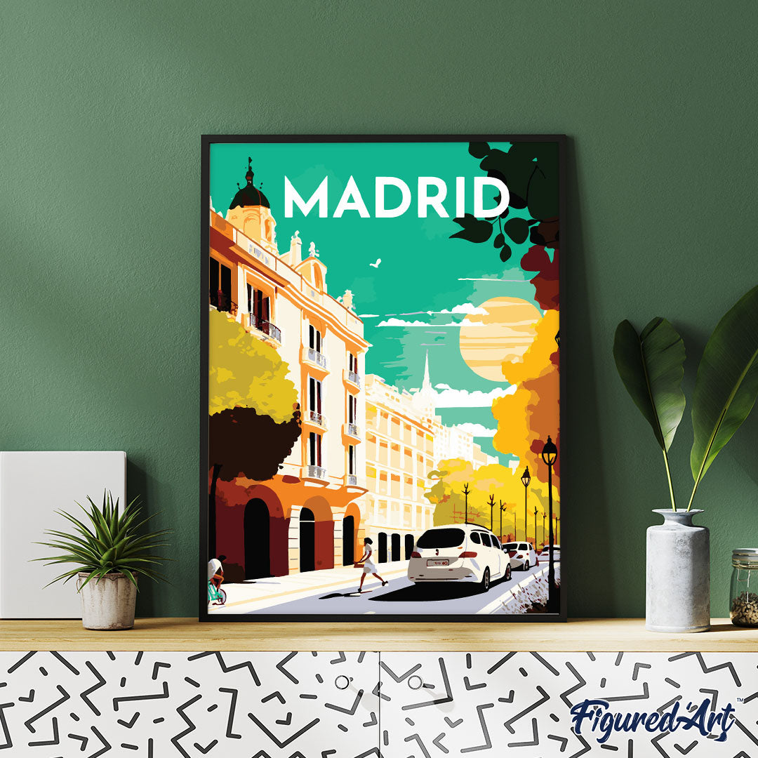 Reiseplakat Madrid
