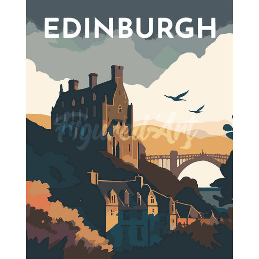 Reiseplakat Edinburgh