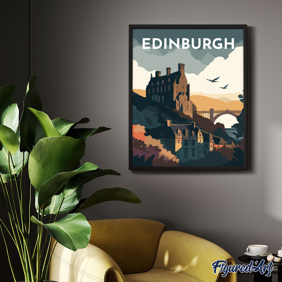 Reiseplakat Edinburgh