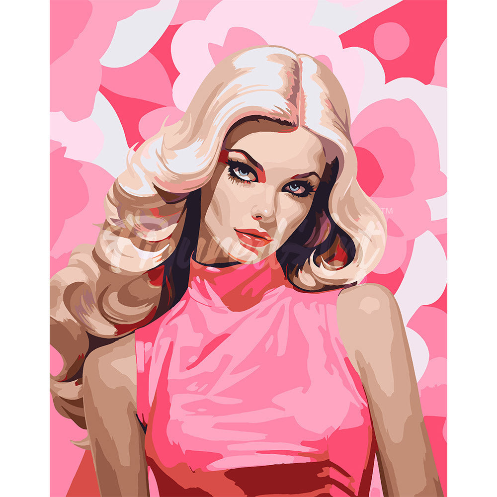 Blonde Diva in Pink
