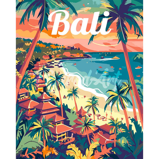 Reiseplakat Bali