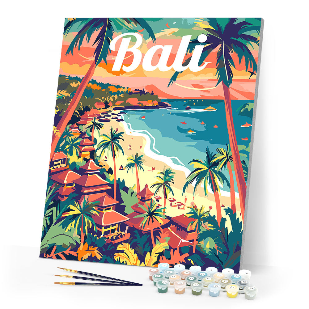 Reiseplakat Bali