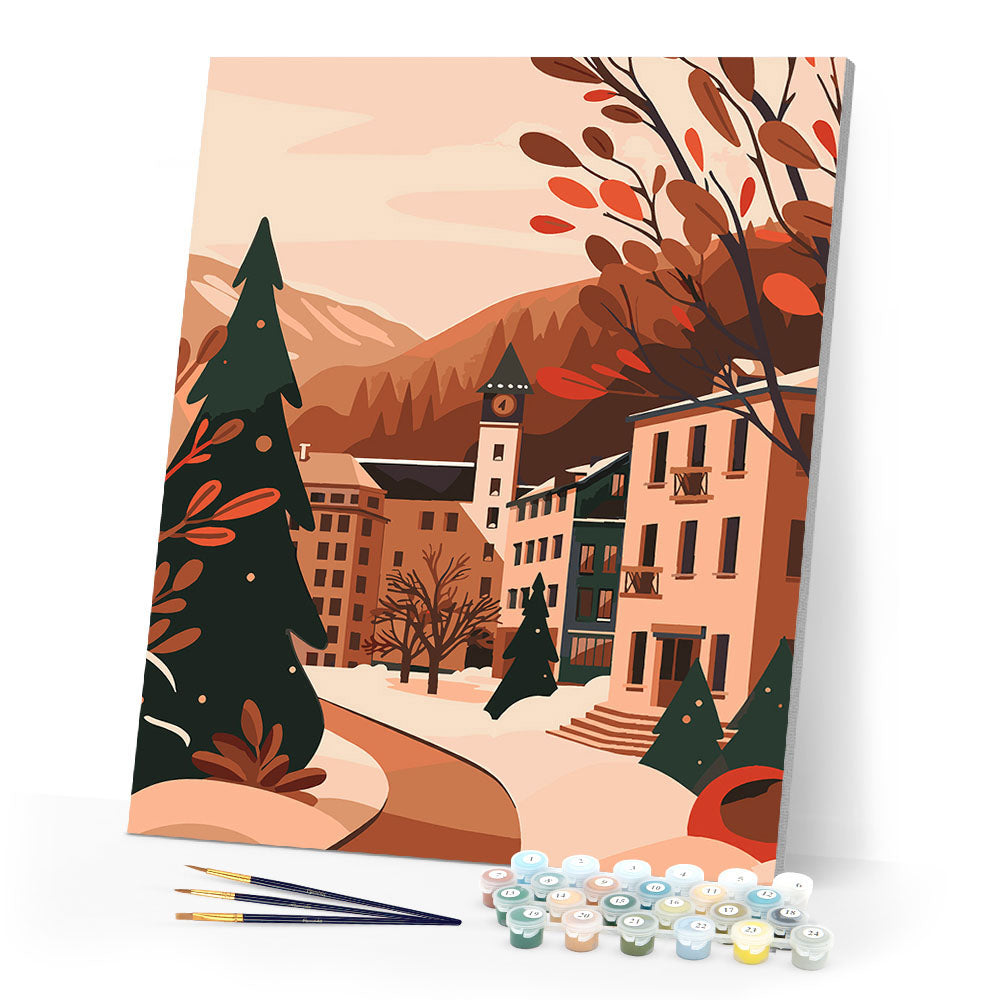 Cozy Mountain Town