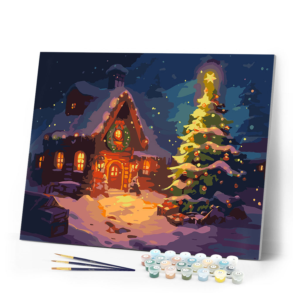 Snowy Christmas Cottage