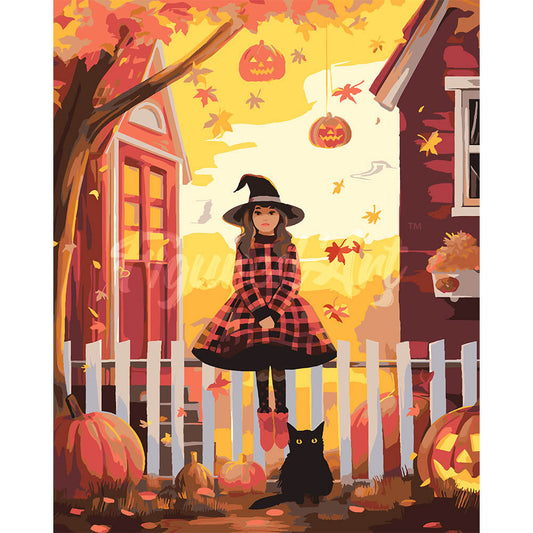 Little Witch and Her Black Cat