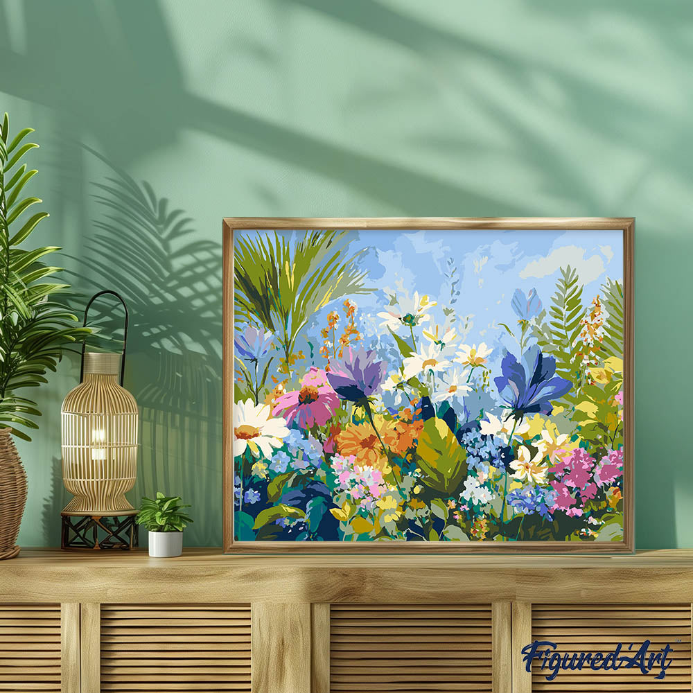 Colorful Floral Field