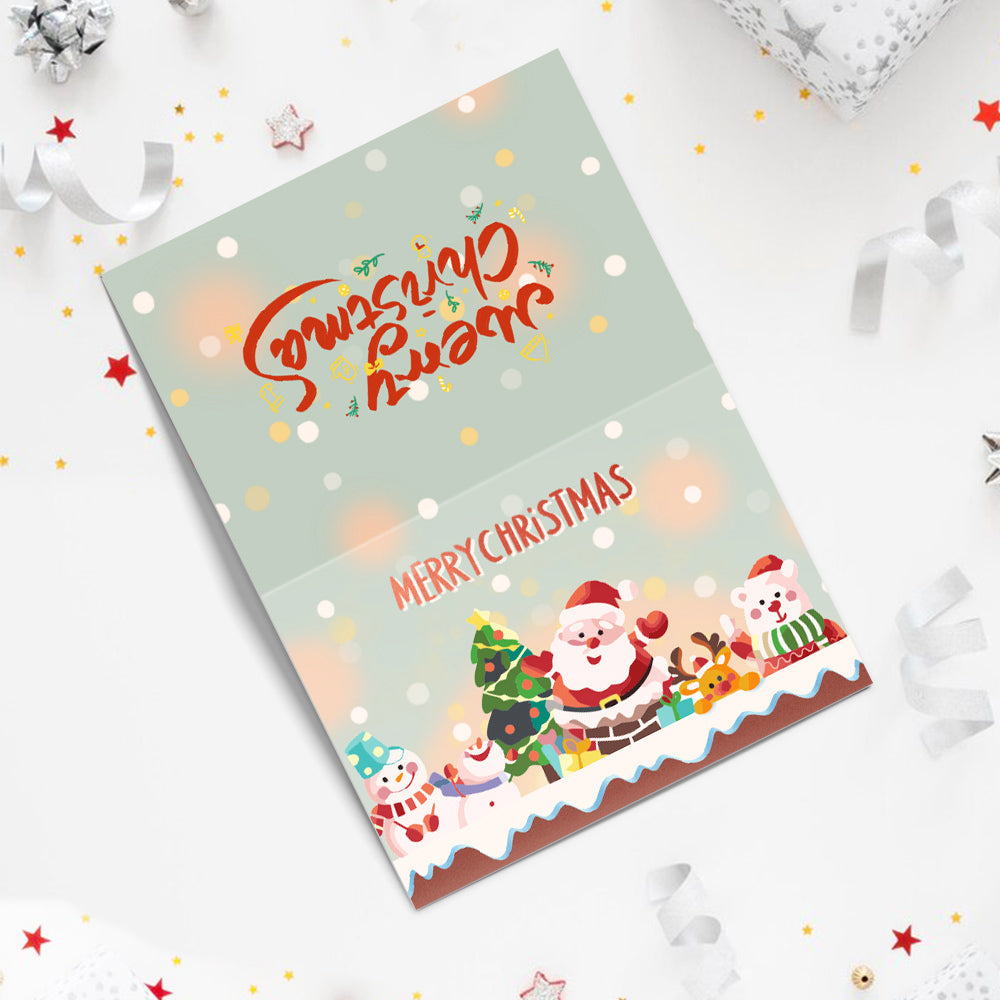 Weihnachtskarte V - Malen nach Zahlen