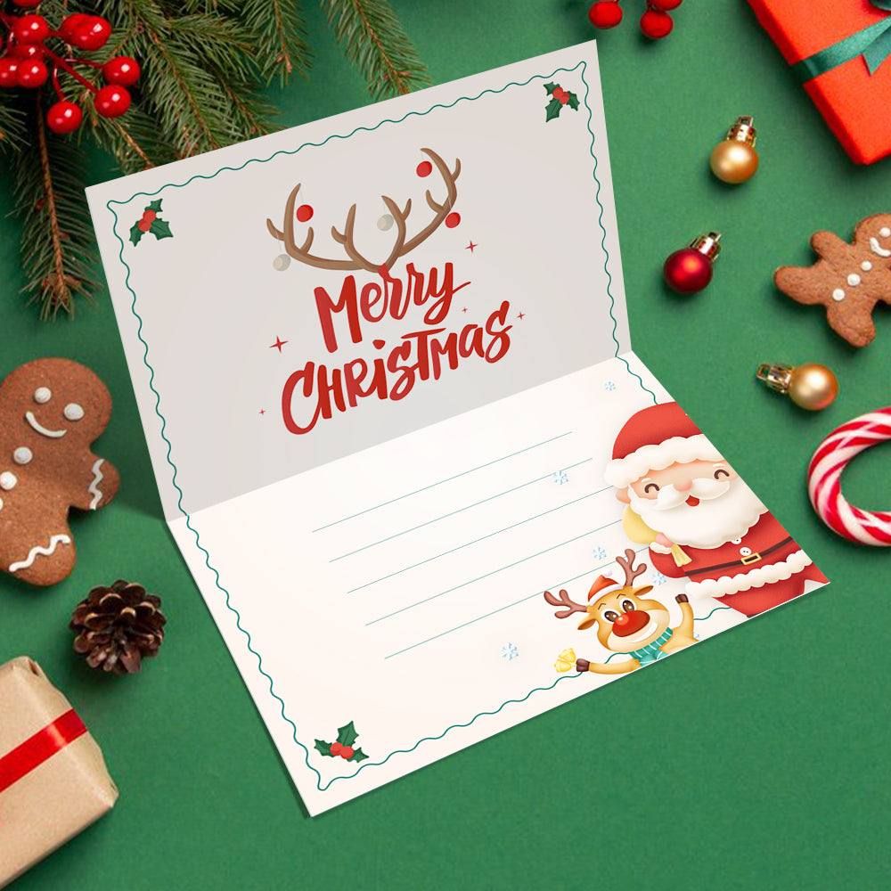 Weihnachtskarte V - Malen nach Zahlen