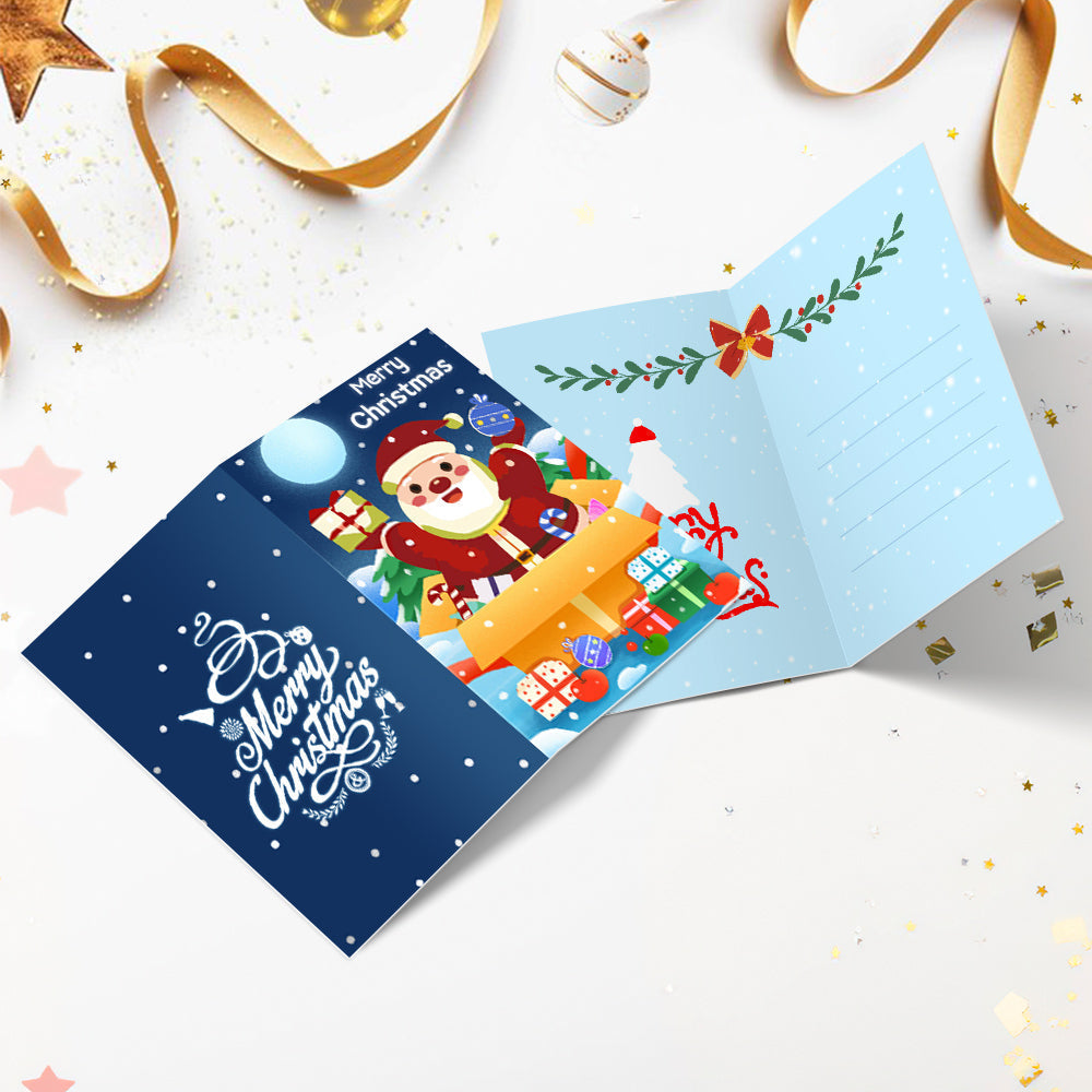 Weihnachtskarte II - Malen nach Zahlen