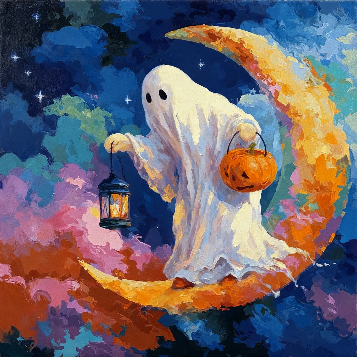 White Ghost of Moon Mountain - Paint by Numbers