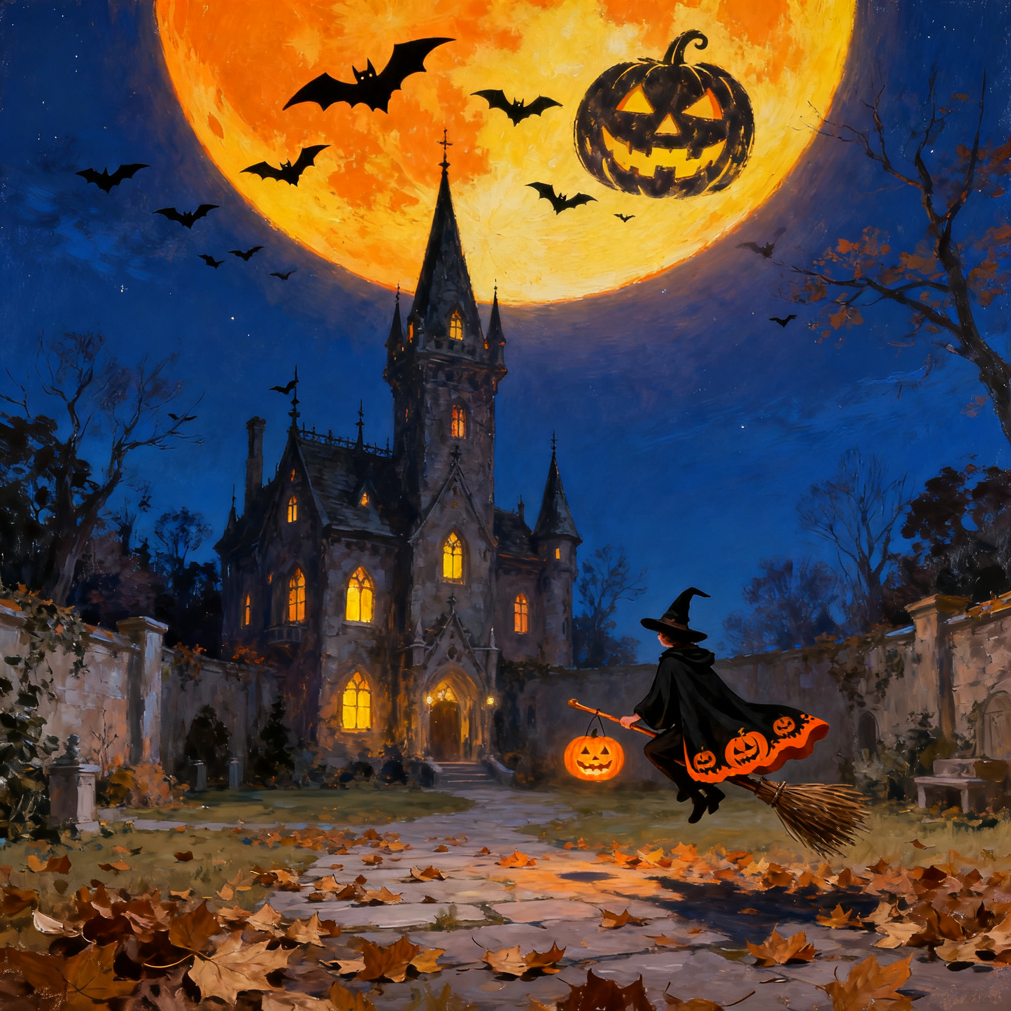 Witch Castle - Paint by Numbers