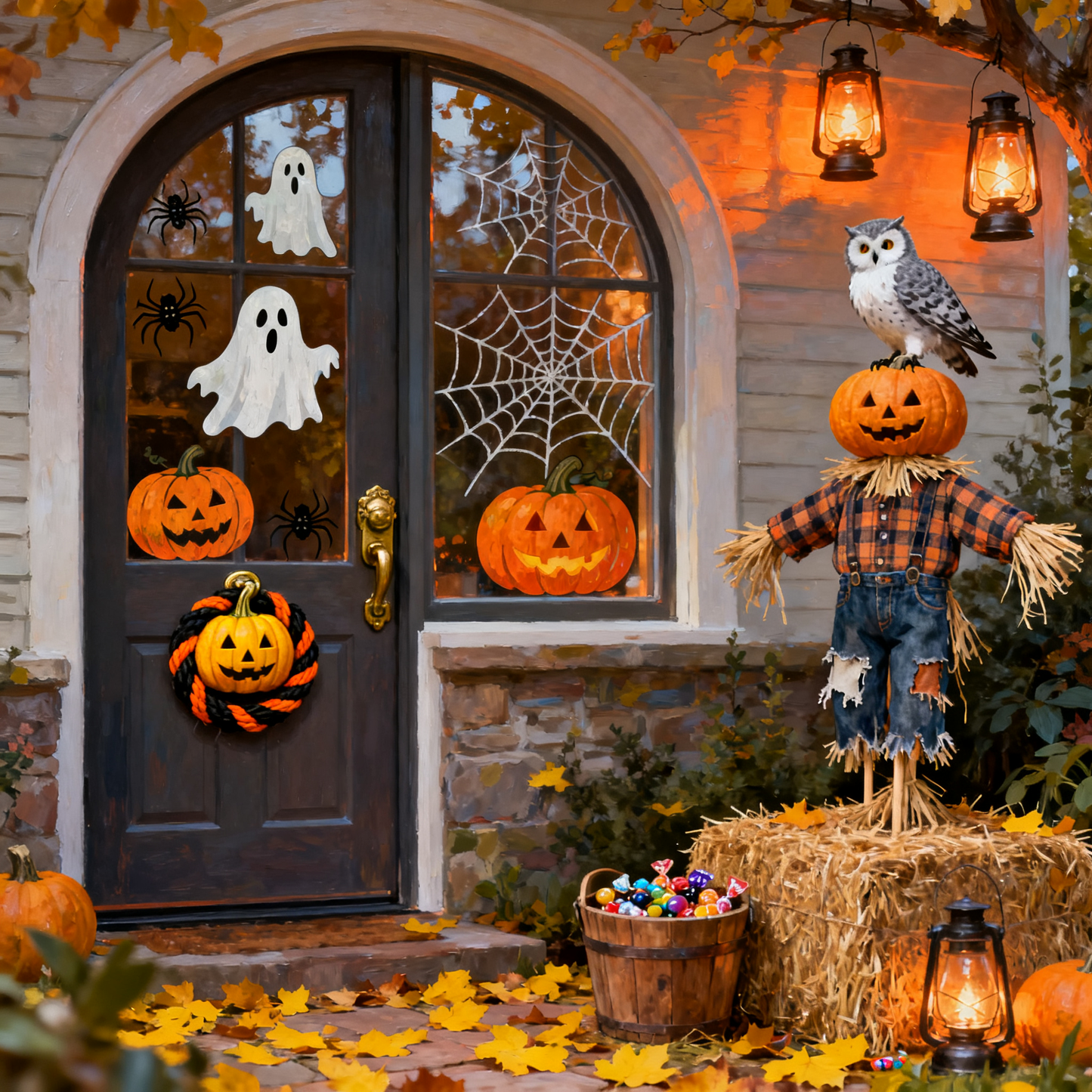 Halloween House - Paint by Numbers