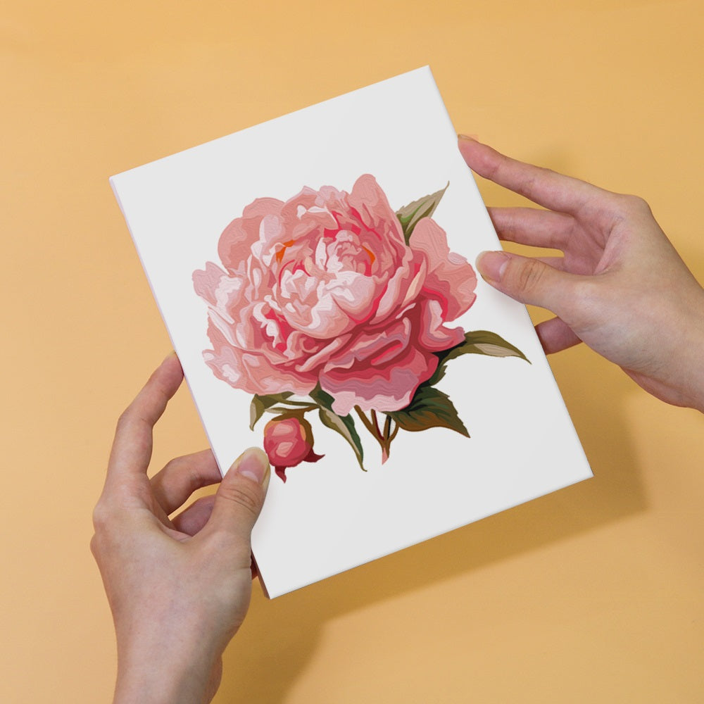 Malen nach Zahlen - 6 Mini-Gem?lde | Blumen-set