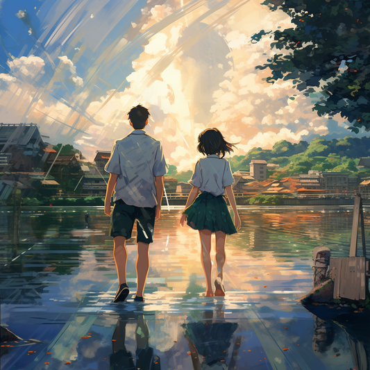 Anime Fantasy Spaziergang