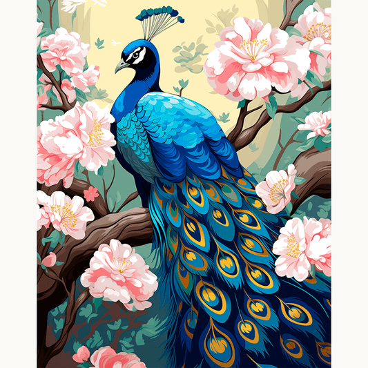 Charmanter Pfau