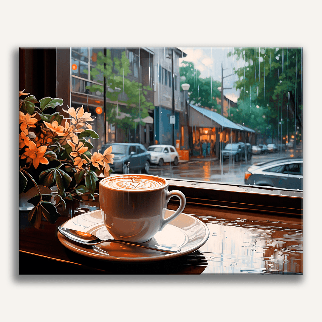 Kaffee Regentag