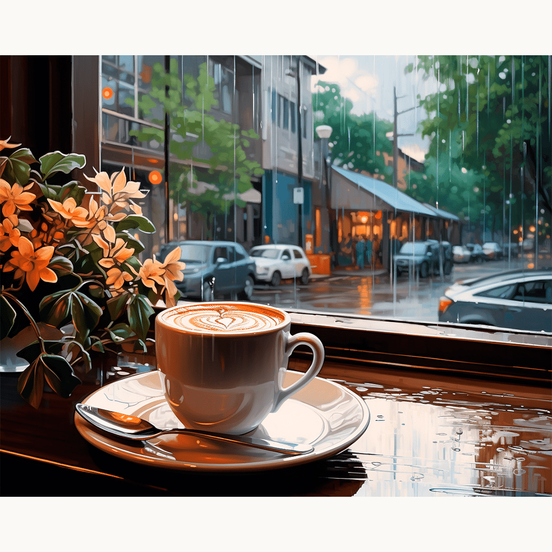 Kaffee Regentag